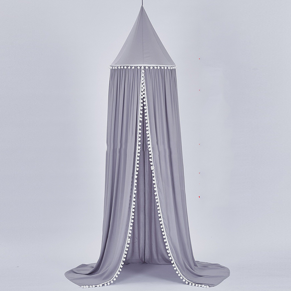 Baby Bedding Round Dome Bed Canopy Kids Play Tent Hanging Mosquito Net Curtain for Baby Kids Reading Playing Sleeping Room Decoration