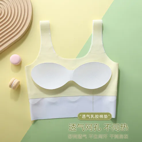 Traceless girl's bra breathable development period girl's vest