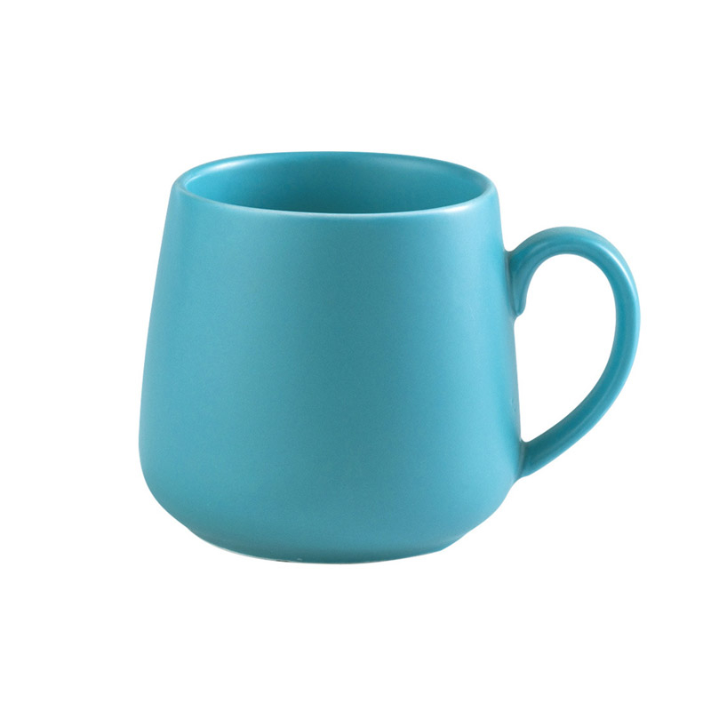 YH0030 Creative High-quality Household Ceramic Matte Drum-shaped Cup Solid Color Coffee Cup Milk Cup&Ceramic Cup
