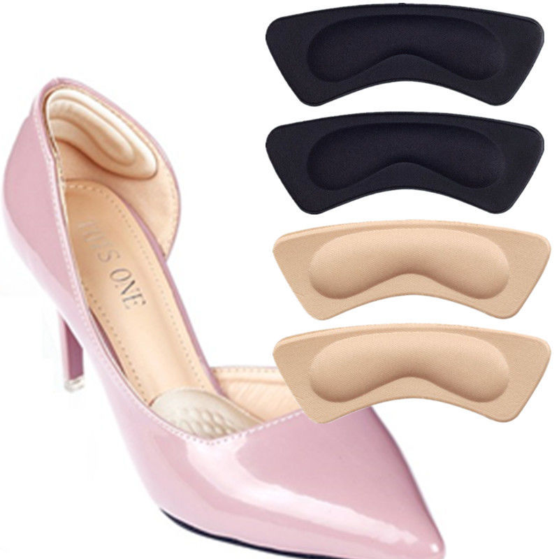 [Anti-Wear Foot Adjustment Shoe Size] Thick 4D Sponge Heel Stick Anti-Dropping Heel High Heels Half Size Pad