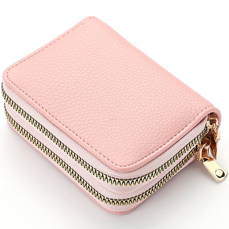 k3239 New Style Zipper Leather Card Holder Ladies Wallets and Purses Women Mini Wallets