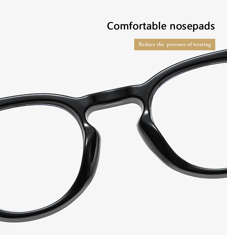 3595 New Trend Women Eyeglasses Anti-Blue Light Men Optical Computer Eye Glasses Vintage Round Plastic Glasses Frame Eye Wear
