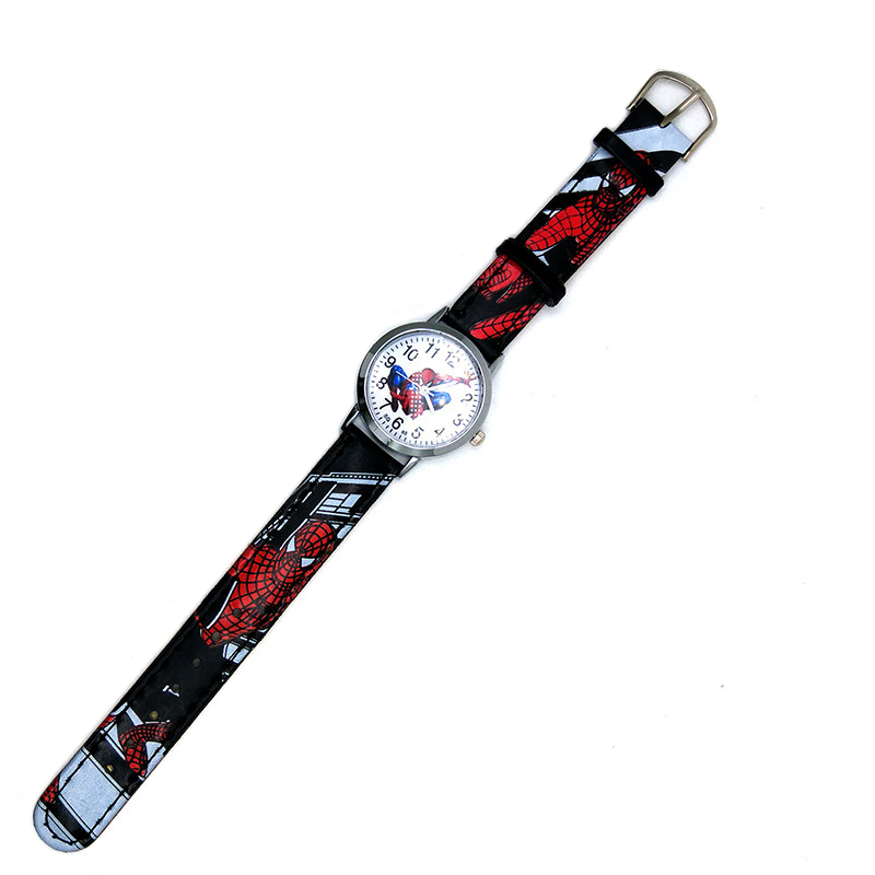 Cartoon Kids Watches 30M Waterproof Cool Pattern Leather Strap Children Wristwatch Boys Babys Gift Montre Enfant 2021