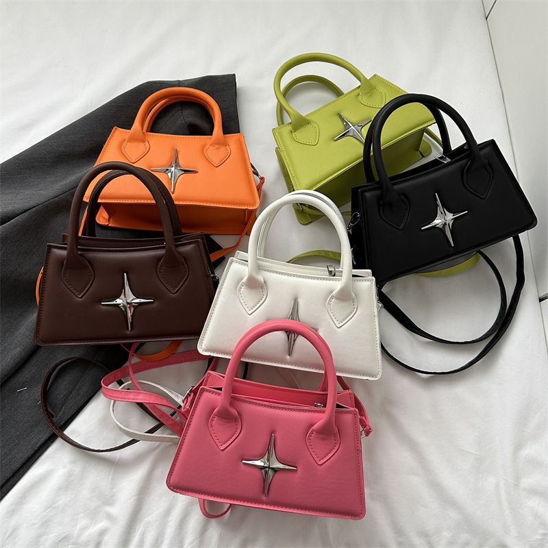 xm5664 New Fashion Leather Bag Fashion Women's Handbag Five Point Star Crossbody Bag