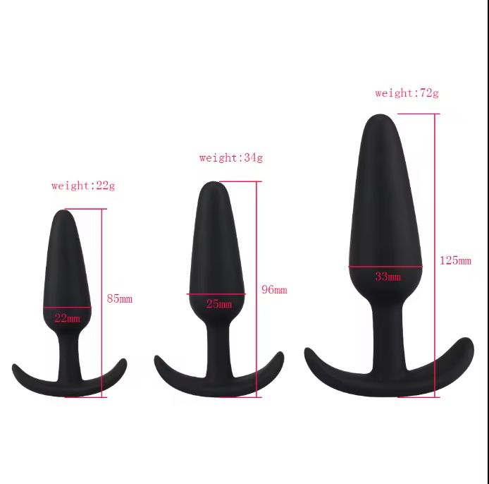 Silicone Unisex Huge Butt Plug Gay Anal Plug For Couple
