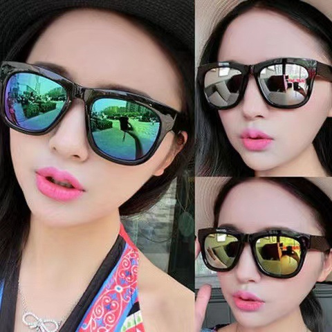 Sunglasses male driver driving glasses 2022 new fashion sunglasses female disco big face slim
