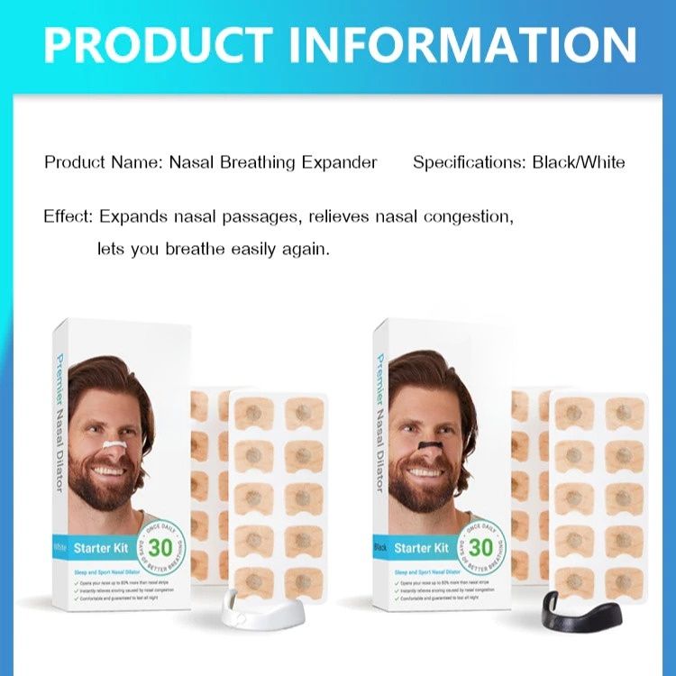 Sport Nasal Dilator Sleep Nasal Breathing Dilators Starter Kit Nose Breathe Strips Magnetic Nasal Strips Reduce Snoring