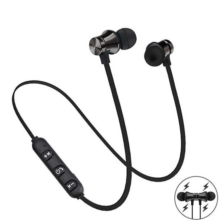 Magnetic Wireless Bluetooth Earphones Music Headset Phone Neckband Sport Earbuds Earphone With Mic For All Phone