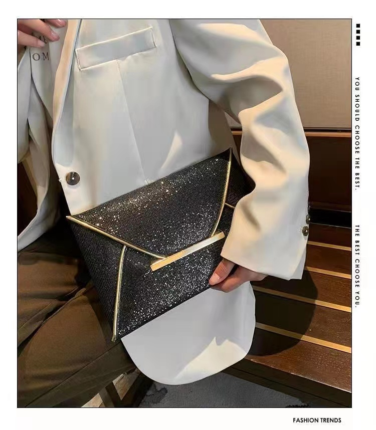 Women's Clutch Bags Fashion bright diamond Square Bag 