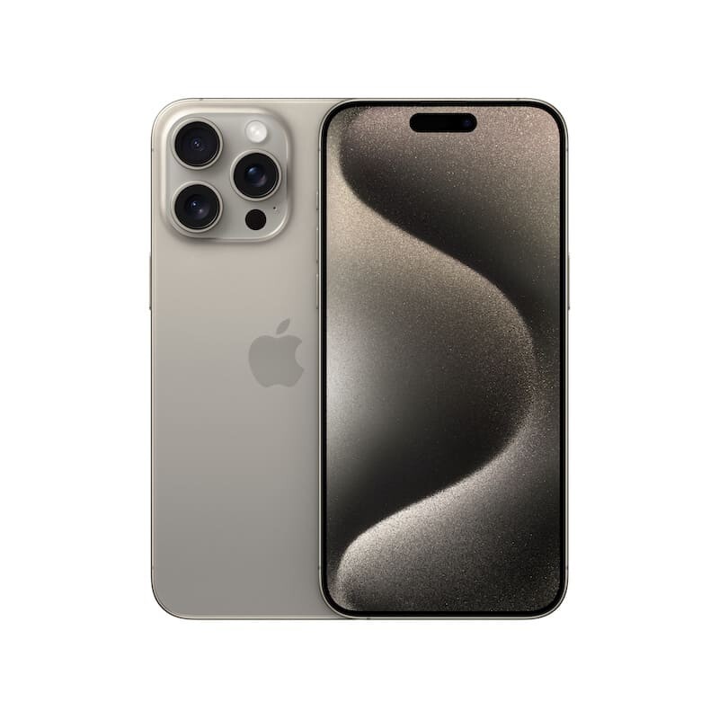 【Lowest Price Online】 Apple iPhone 15 Pro Max Unlocked - 256GB 512GB 1TB - B Grade RefurbishedNatural 