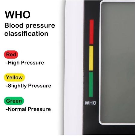 Voice Blood Pressure Monitor Digital BP Pulse Health Heartbeat Monitor Meter