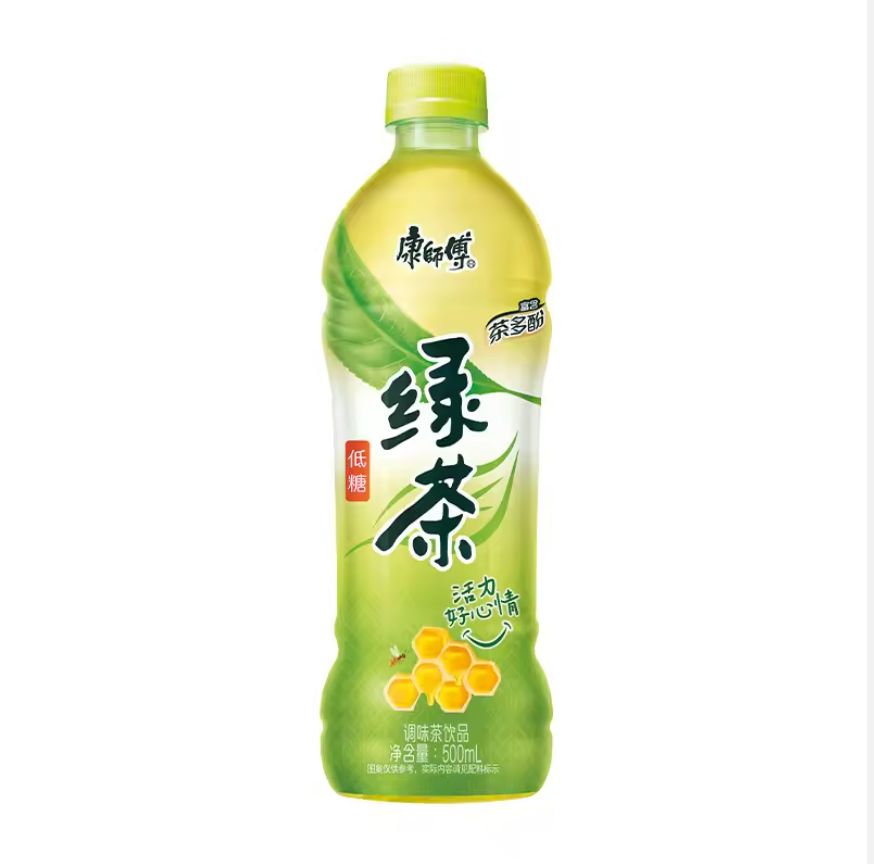 Master Kong Green Tea Drink Chinese Brand Soft Drink Bottled 500ml Tea Drink Creative Flavors