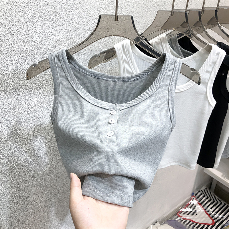 Women's Summer Sexy Cropped Camisole Exposed Navel Crop Top