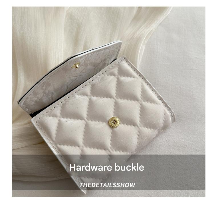 Miss DG 2025 new fashion clutch coin purse girls card bag simple small square bag