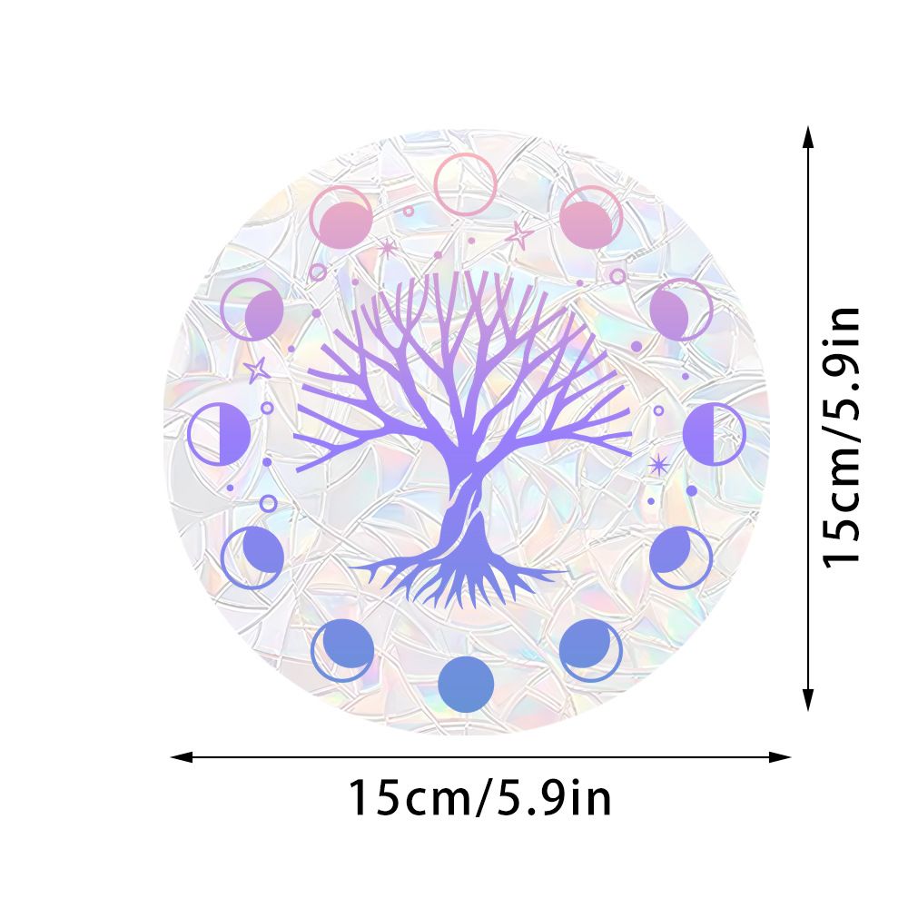 Amazon New Plant, Flower, Animal and Sunlight Catcher Static Glass Sticker - Bird - proof Glass Sticker