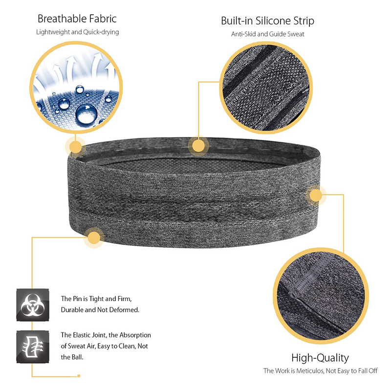 Multifunctional Headband Sports Hairband Fitness Exercise Running Yoga Headwear
