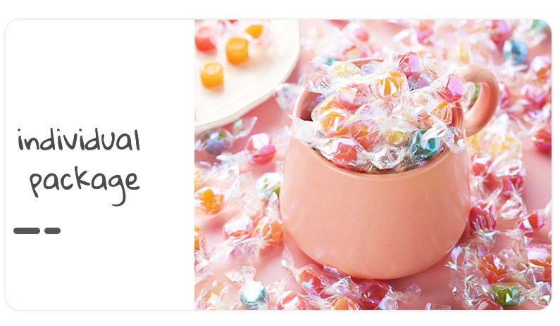 Colorful candies and fruit mixed flavor hard candies Children's snacks Party snacks 120g
