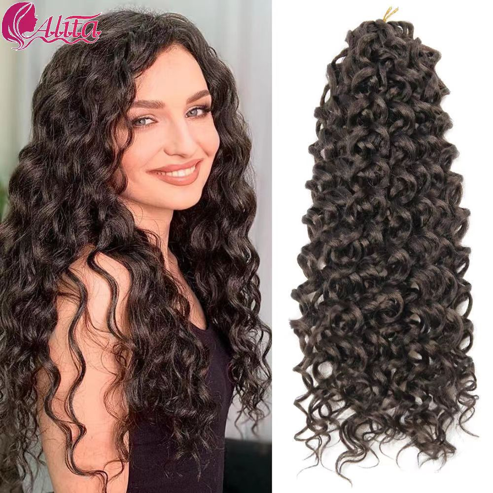 Short Passion Twist Hair 24 Inch Water Wave Crochet Hair for Black Women 1 Pack Bob Passion Twist Crochet Hair for Butterfly Locs Crochet Passion Twist Synthetic Curly Spring Twist Braiding Hair Extensions Ceajae 1B Natural Black 