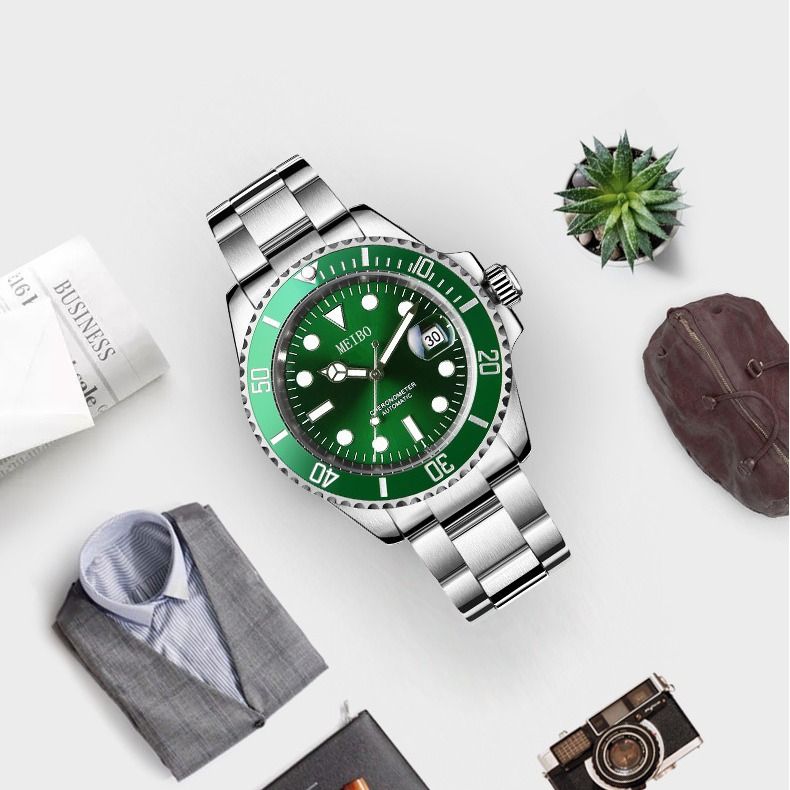 Mens Watches Stainless Steel Watches for Men Waterproof Analog Quartz Watch Men's Wrist Watches with Date Luminous Fashion Casual Watches