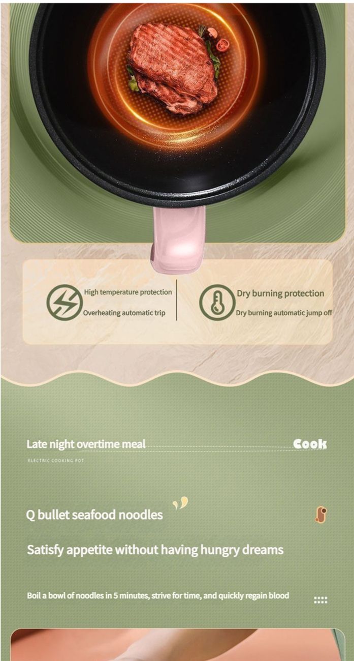 Electric cooker multifunctional small electric rice cooker household electric hot pot students dormitory electric hot pot special pots