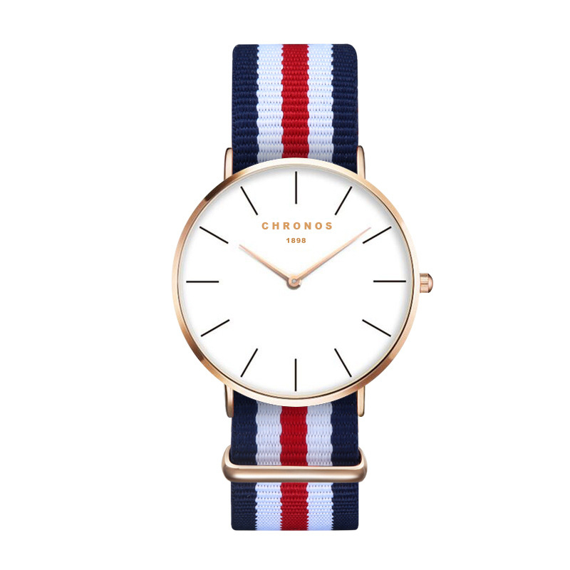 Watch Men Top Brand Nylon Strap Style Quartz Clock Fashion Ultra Slim Watches For Gentlemen Hot reloj hombre