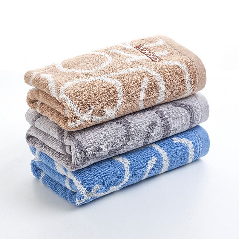 9218 Cotton Letter Face Towel Comfortable Soft Towel