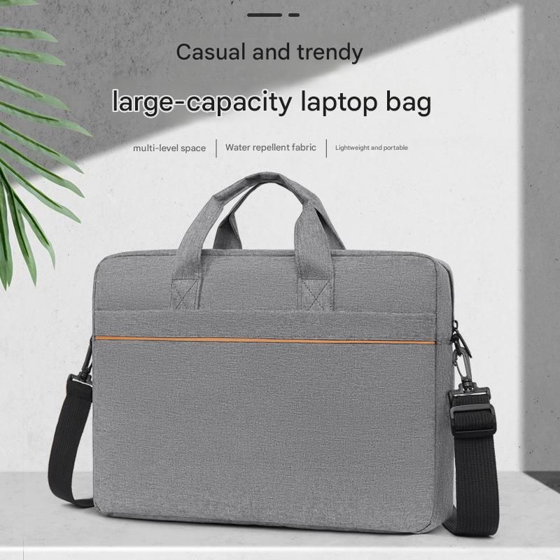 15-16 Inch Laptop Shoulder Bag Large Capacity Men Handbag Business Briefcase Protective Sleeve Storage Bag for Notebook Computer
