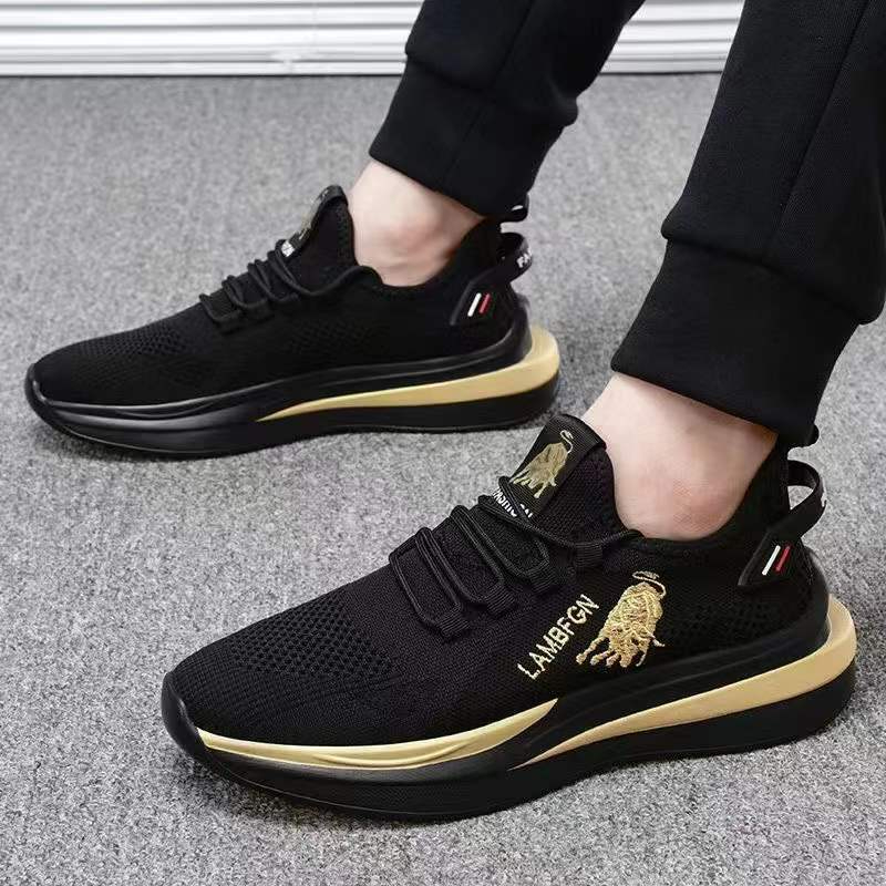 Men's Shoes Spring 2022 New Sports Shoes Men's Trend Casual Versatile Breathable Junior High School Students Running Men's Shoes