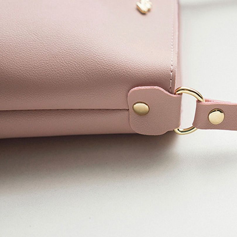 Soft Leather Women Bag Set Luxury Brand Fashion Designer Female Shoulder Bag