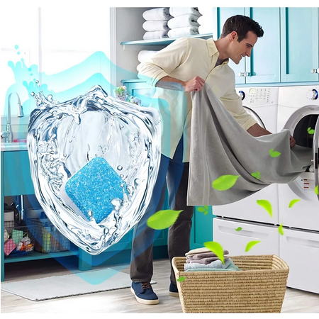 5 months' supply Washing Machine Tank Cleaning Tablets - 10 Tabs 