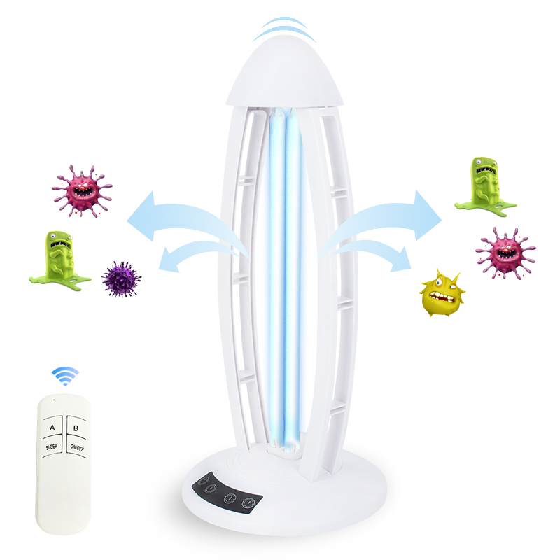 AUNONT Ultraviolet Disinfection Lamp Mites Ozone Ultraviolet Sterilization Lamp Household Ultraviolet Sterilization Lamp White
