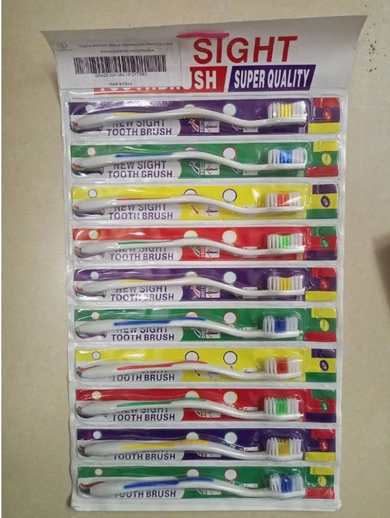 Sight Super Quality premium Fresh Toothbrush Soft (Pack of 10)