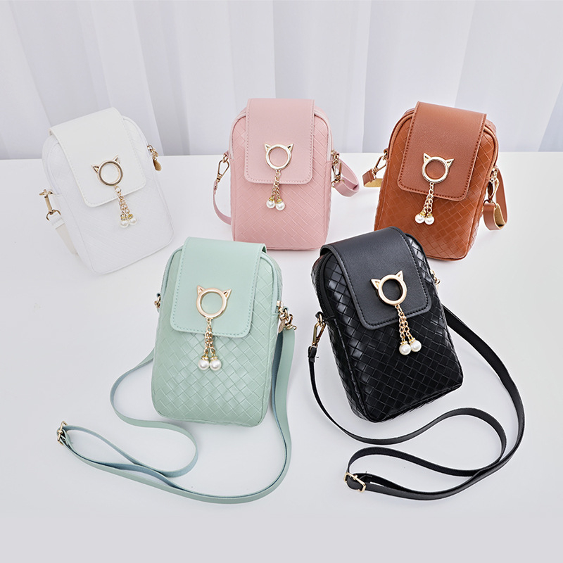 CY641 Women's Fashion Cute Shoulder Mobile Phone Bag Adjustable Shoulder Strap Cross-Body Bag