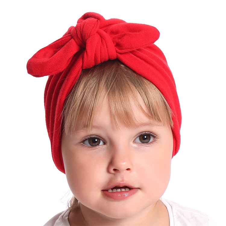 Newborn Baby's Cap Cotton Soft Rabbit Ears Hat Red 1Pcs/Bag
