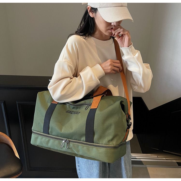 New yoga fitness bag, short-distance business trip large-capacity luggage storage bag, waterproof independent shoe compartment travel bag