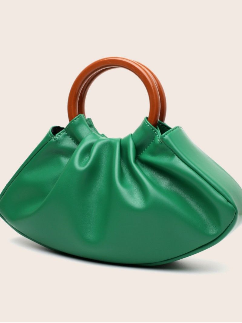 Super Elegant Pleated Cloud Handbag for Women Stylish Soft Texture Ladies Handheld Bag Luxury Evening Clutch Bag for Wedding Party Banquet Dating
