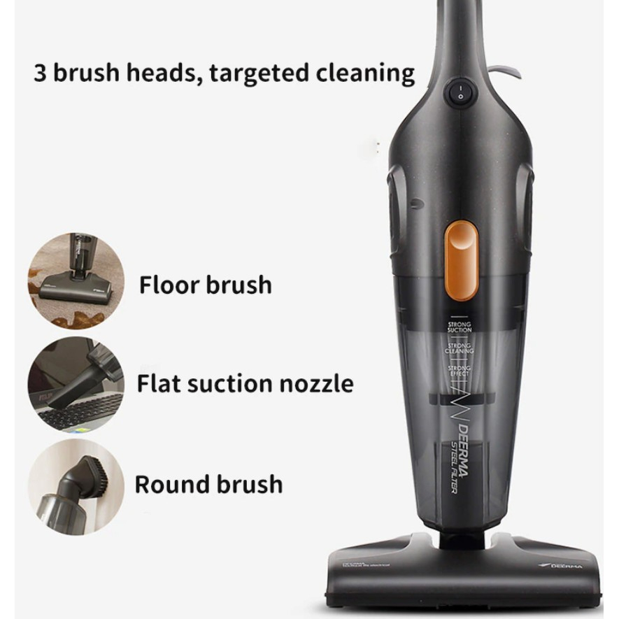 3-in-1 Deerma Household Vacuum Cleaner DX115C 