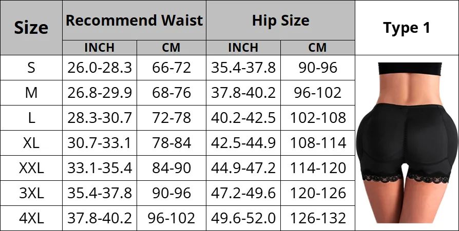 Women Butt Lifter Panty Fake Buttock Body Shaper Padded Underwear Lady Lift Bum High Waist Tummy Control Hip Panties