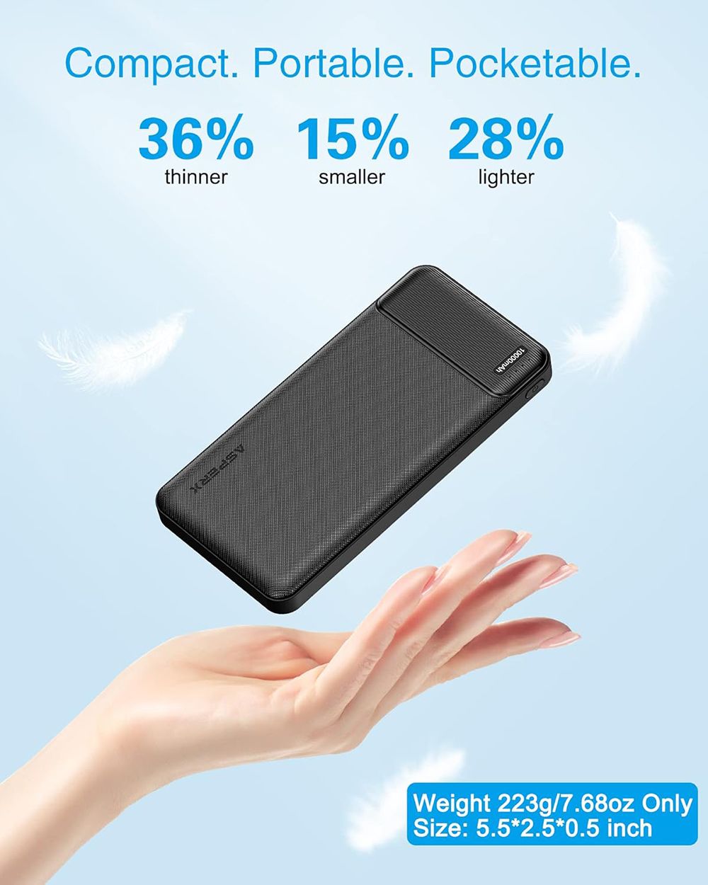  Power Banks External Battery Bank- Quick Charge Fast Charging Powerbank