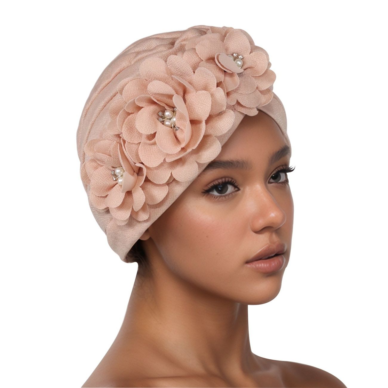 Fashion Selection Traditional Muslim Women's Headband Applique Fashion Casual Hat