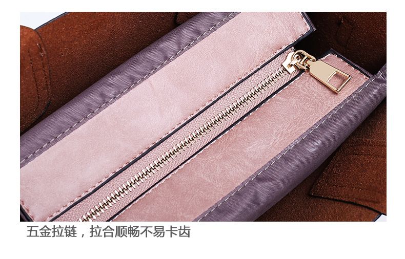 Large capacity women's bag 2024 new model mother bag mother bag Europe and the United States large bag multi-set shoulder bag 8824