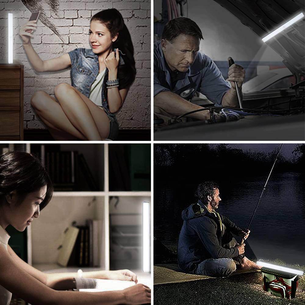 ESL-20 Intelligent LED Human Body Sensor Light Automatic Wireless Night Light Sensor Light Belt Rechargeable Kitchen Cabinet Wardrobe Light