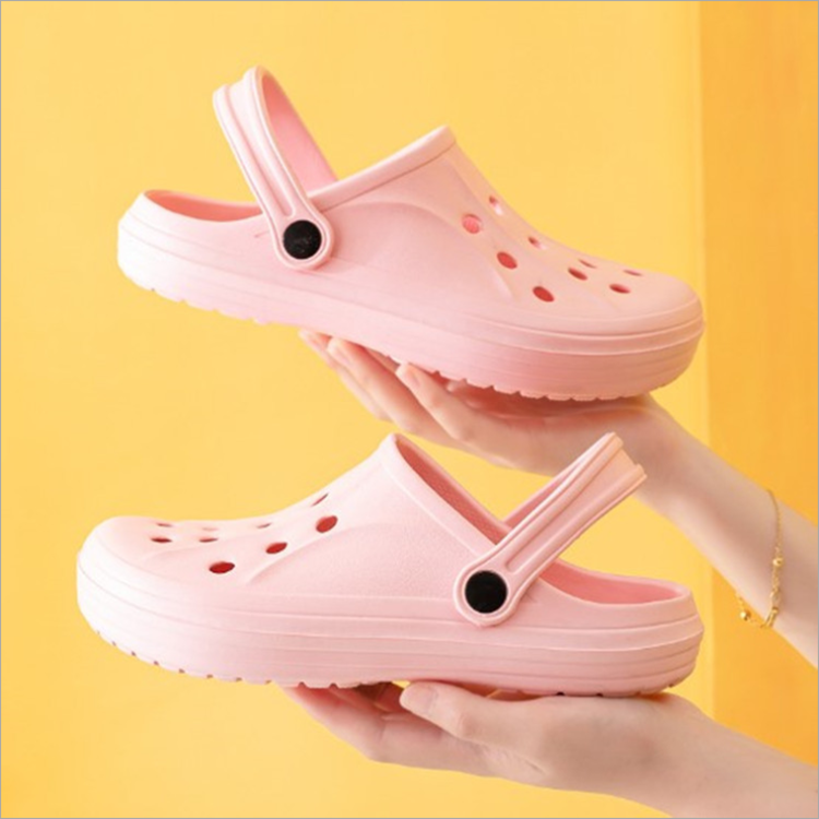 2023 New women's Dongdong shoes comfortable home breathable women's slippers lightweight non slip women's sandals