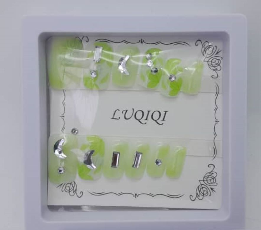 Toe Nails-Perpetual Reusable Press On Fake Nails with additional file
