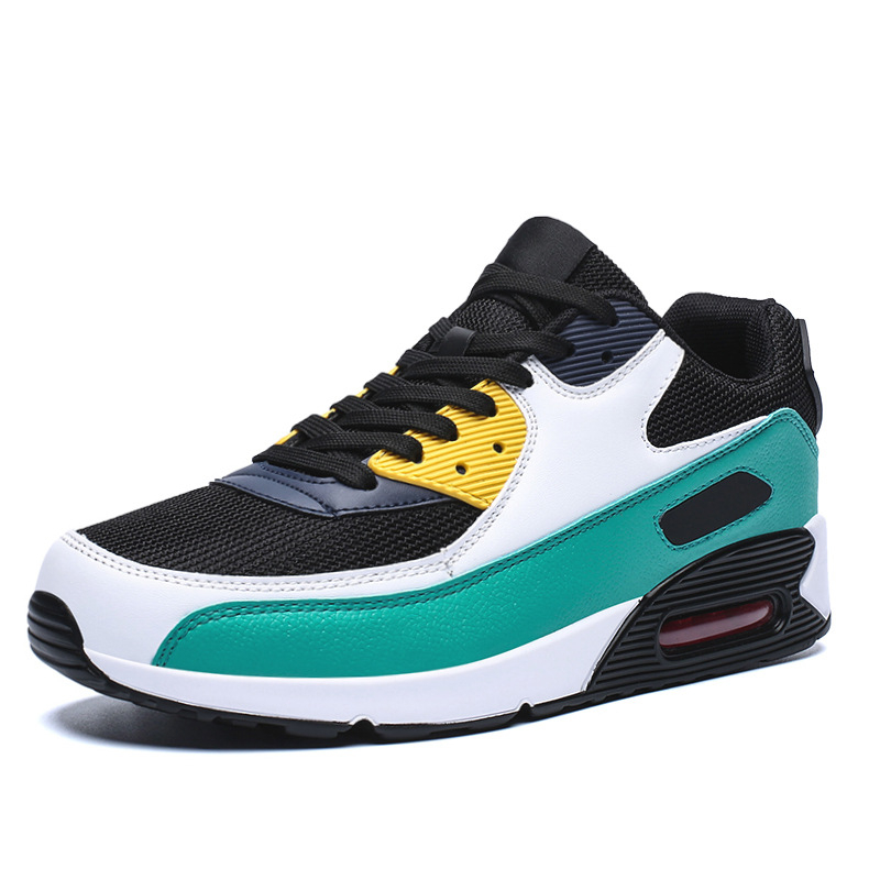 0590 Men's Fashion Trend Lightweight Running Shoes Air Cushion Platform Breathable Shoes