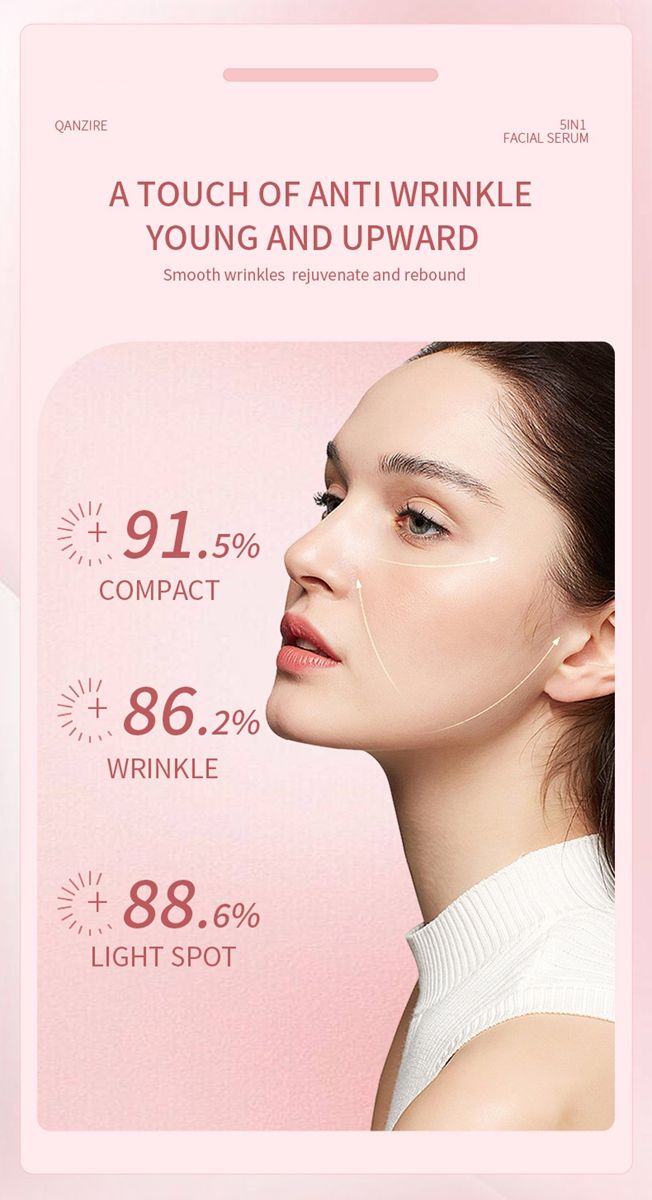 5in1 serum essence to brighten skin tone 5 in 1 skin care facial vc essence