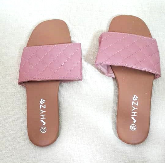 flat slippers new design outdoor colorful solid color slippers for women and lady