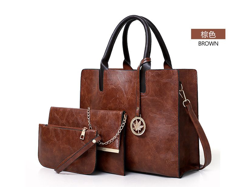 Large capacity women's bag 2024 new model mother bag mother bag Europe and the United States large bag multi-set shoulder bag 8824