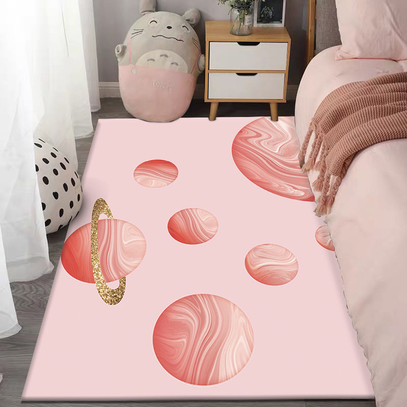 Cartoon carpet bedroom bedside carpet full pavement home cute room girl heart dirty living room entrance mat non-slip