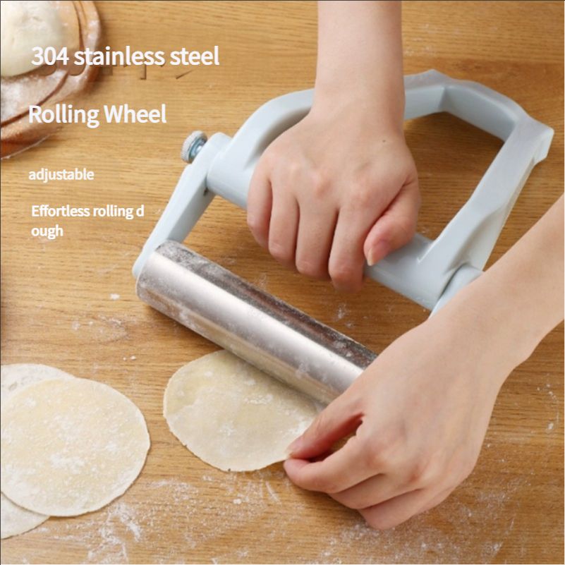 New labor-saving rolling pin artifact noodle stick hammer non-stick dumpling skin stainless steel food grade high-end home